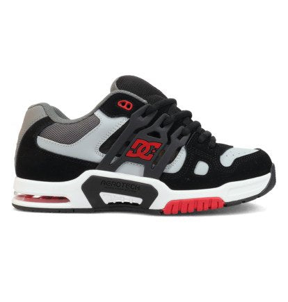 DC SHOES AT-2 BLACK GREY RED TRAINERS