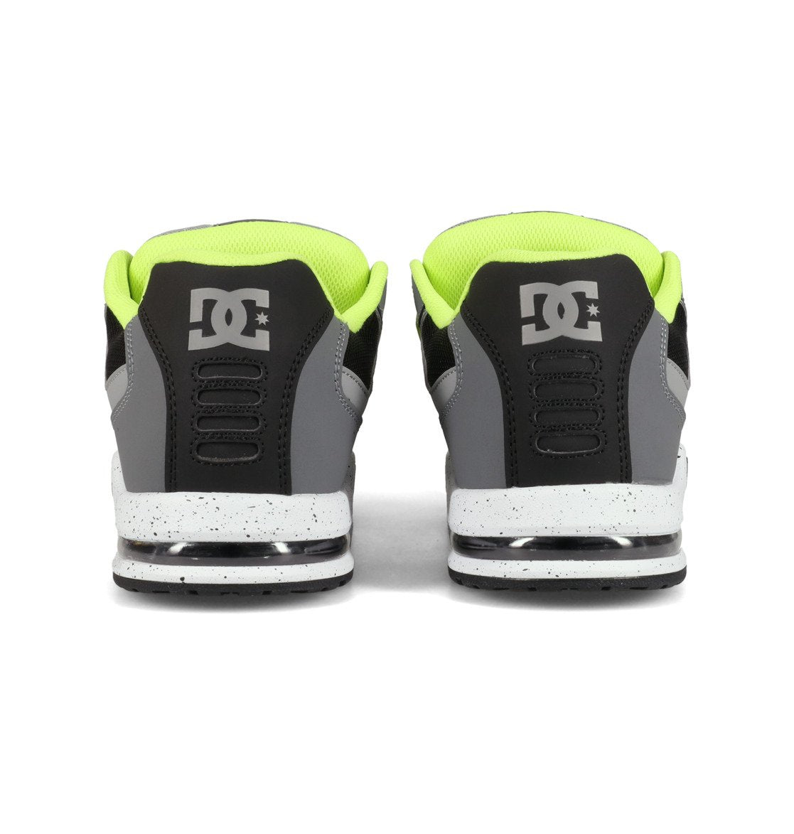 DC SHOES AT-2 GREY BLACK LIME TRAINERS