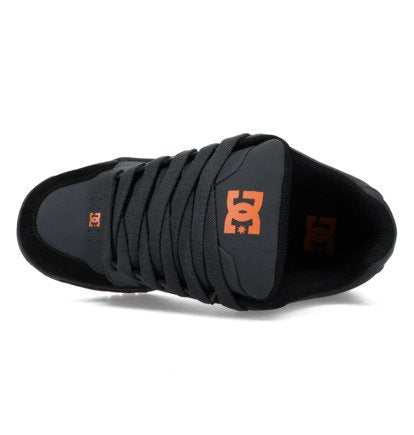 DC SHOES COILER GREY BLACK ORANGE TRAINERS