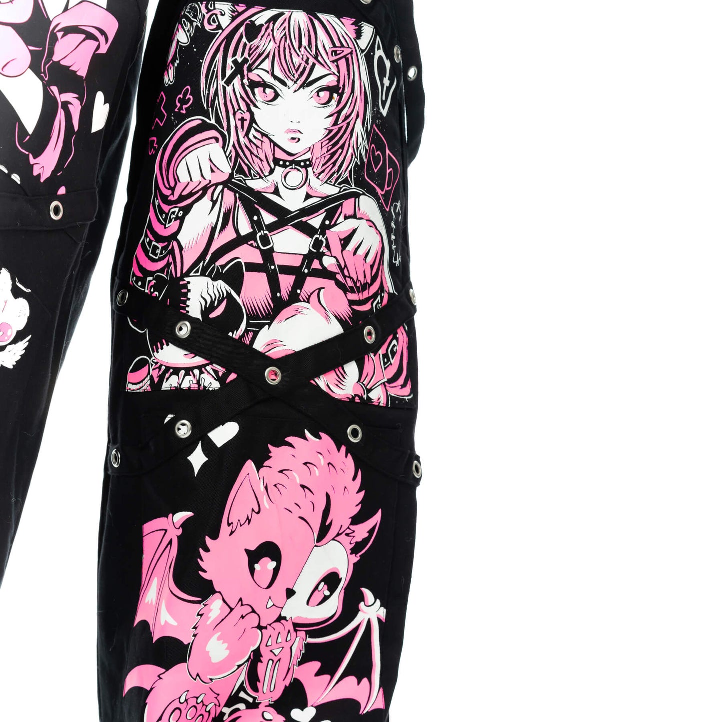 CUPCAKE CULT DOLLHOUSE DETENTION PANTS - BLACK