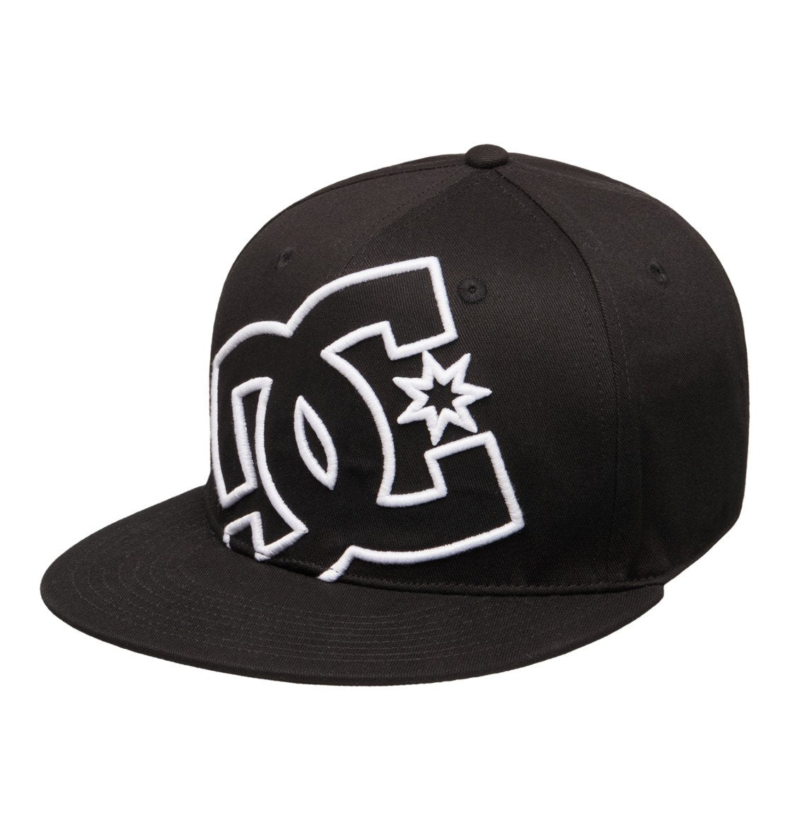 DC SHOES DOUBLE THAT BLACK SNAPBACK CAP
