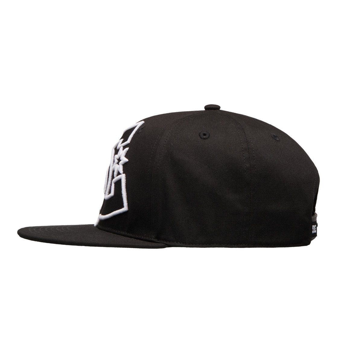 DC SHOES DOUBLE THAT BLACK SNAPBACK CAP