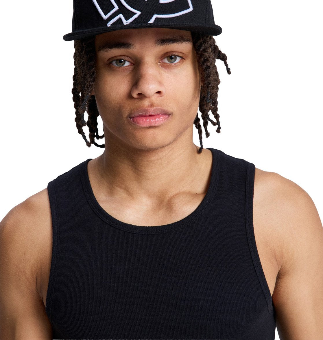 DC SHOES DOUBLE THAT BLACK SNAPBACK CAP