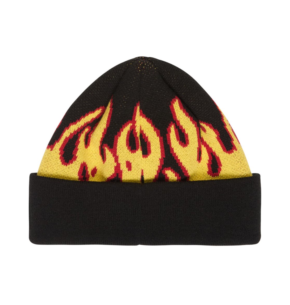 DC SHOES BURNING  BLACK BEANIE HAT
