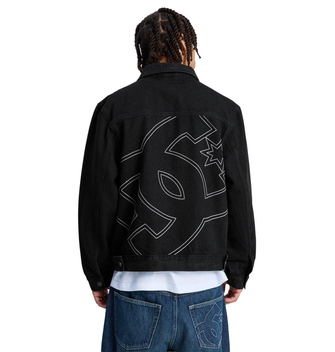 DC SHOES ETHOS TRUCKER DENIM BLACK JACKET