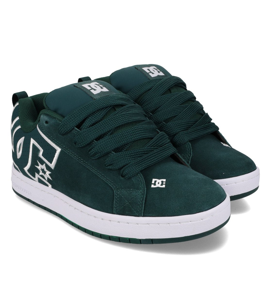 DC SHOES COURT GRAFFIK DARK GREEN TRAINERS