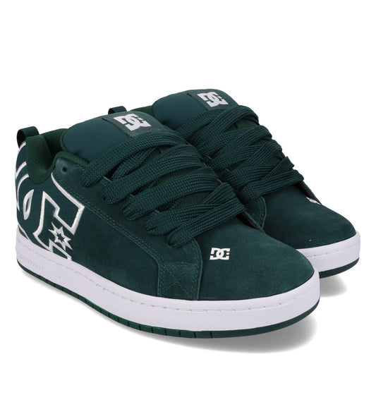 DC SHOES COURT GRAFFIK DARK GREEN TRAINERS