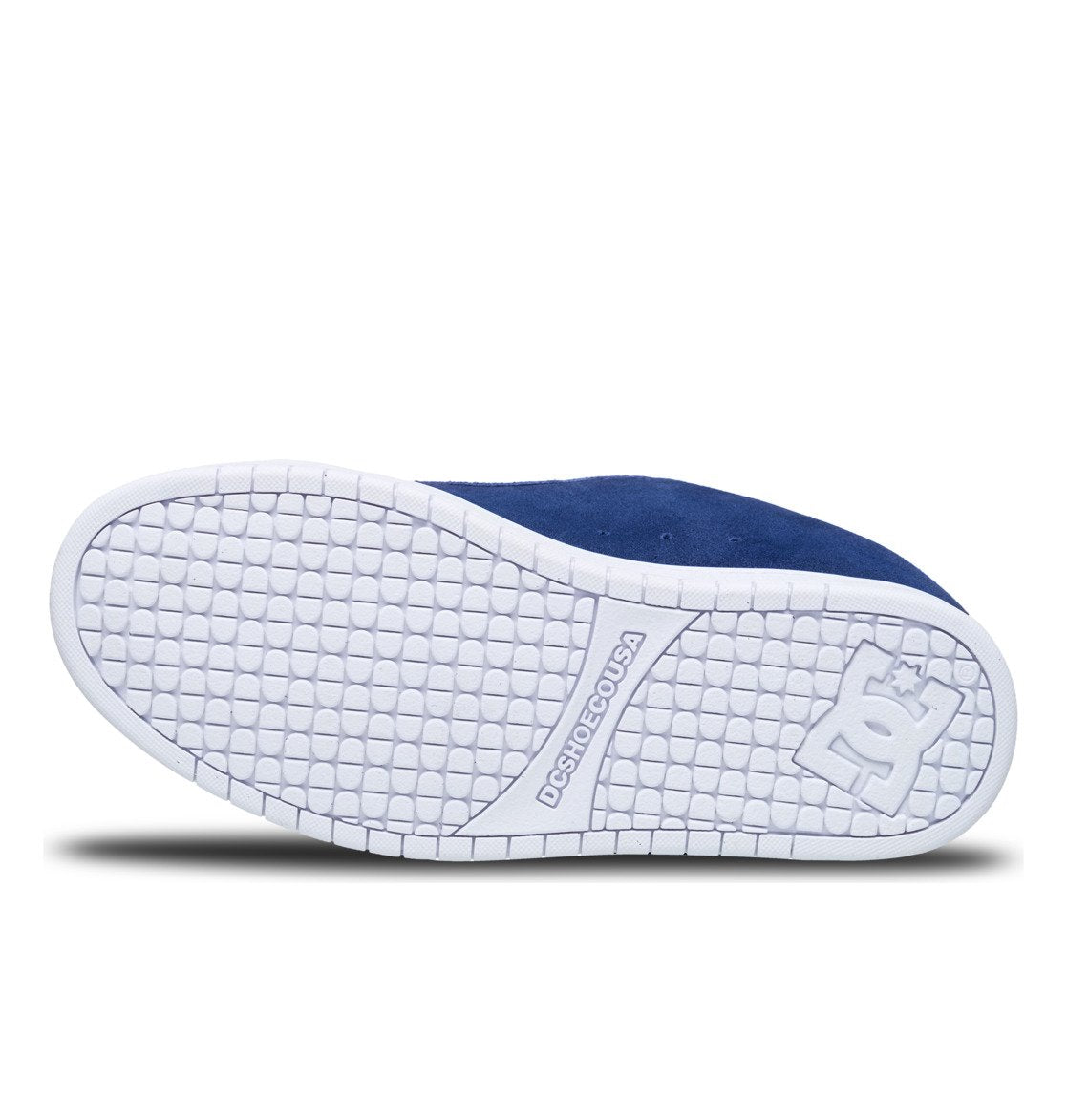DC SHOES COURT GRAFFIK NAVY WHITE TRAINERS