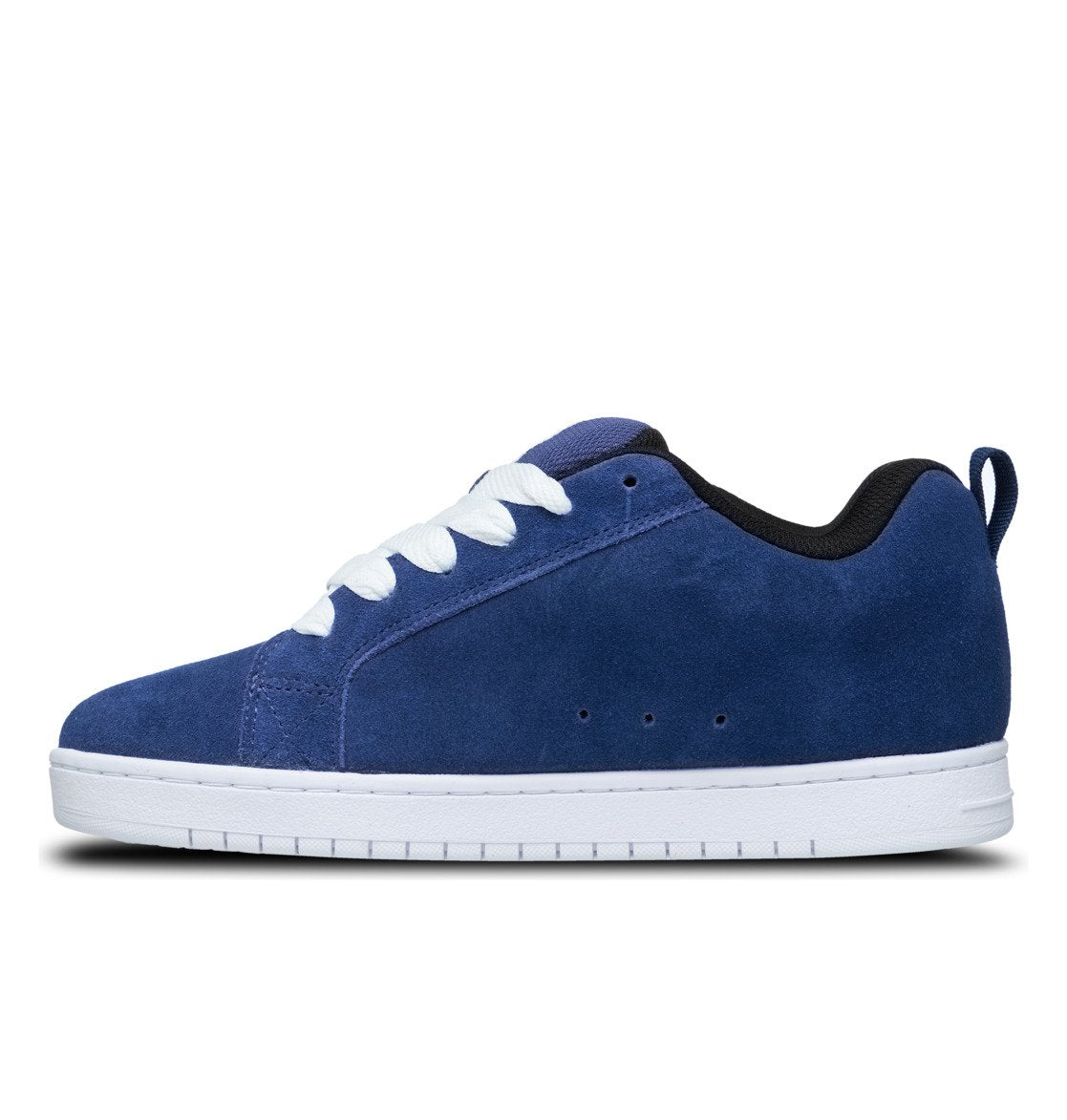 DC SHOES COURT GRAFFIK NAVY WHITE TRAINERS
