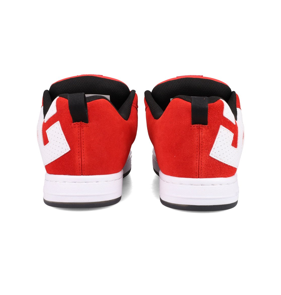 DC SHOES COURT GRAFFIK SE RED WHITE TRAINERS