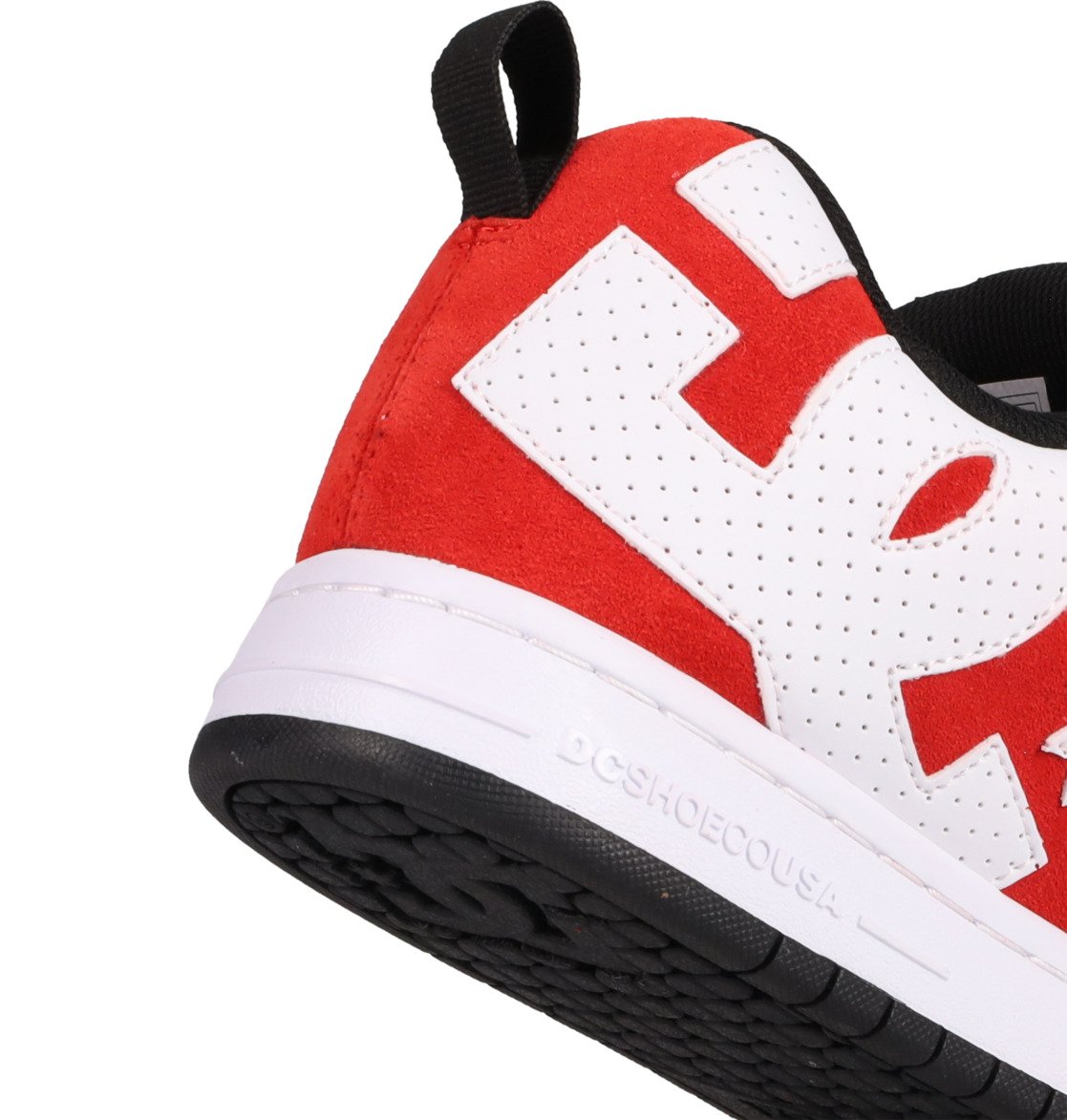 DC SHOES COURT GRAFFIK SE RED WHITE TRAINERS