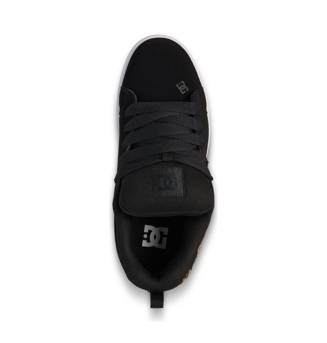 DC SHOES COURT GRAFFIK BLACK CHEETAH TRAINERS