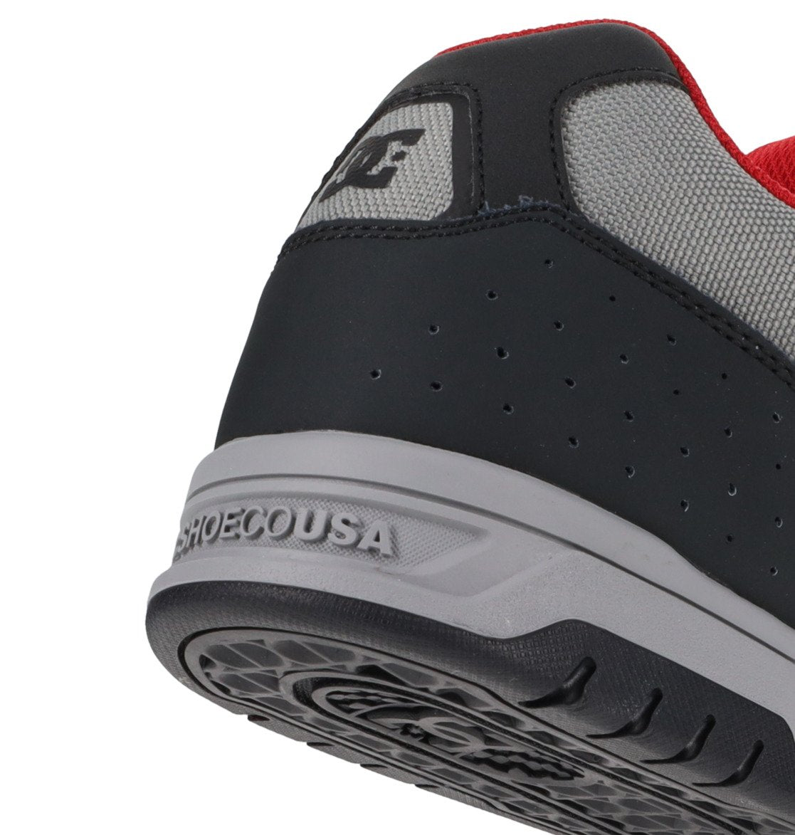 DC SHOES COILER GREY RED TRAINERS