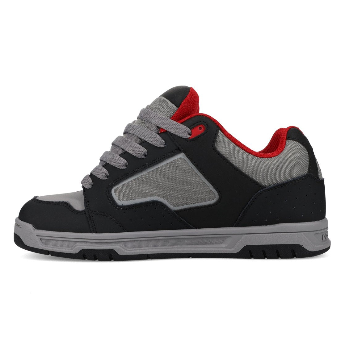 DC SHOES COILER GREY RED TRAINERS