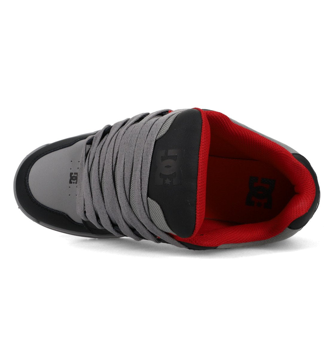 DC SHOES COILER GREY RED TRAINERS