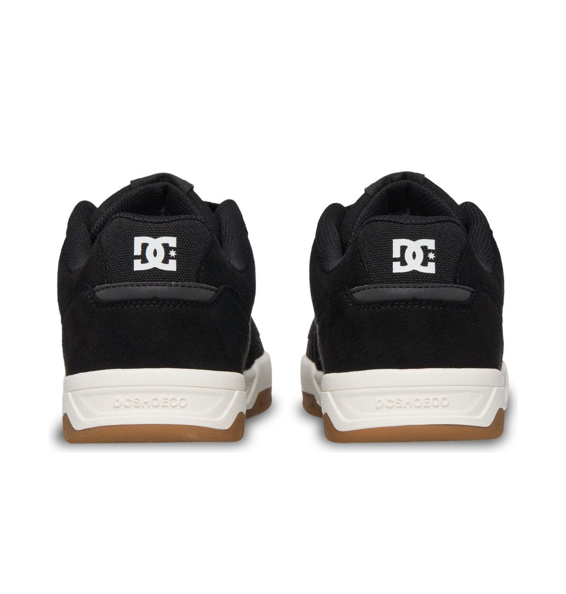 DC SHOES AXIRA BLACK WHITE TRAINERS