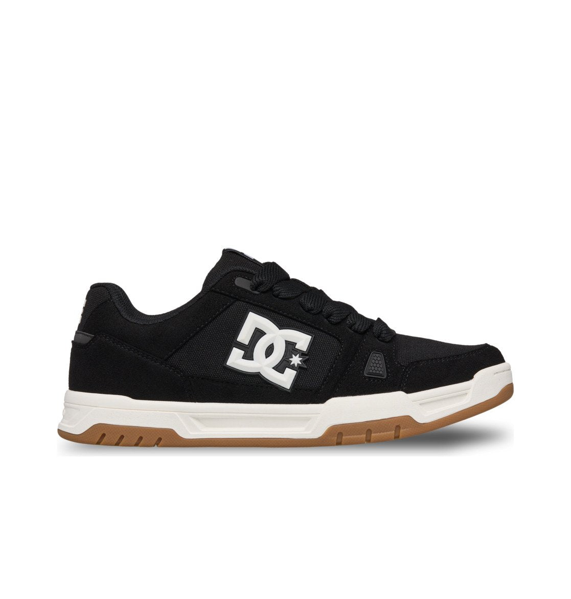 DC SHOES AXIRA BLACK WHITE TRAINERS