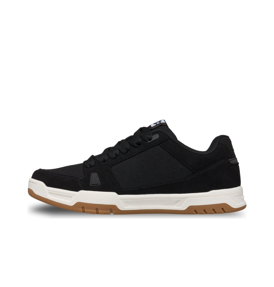 DC SHOES AXIRA BLACK WHITE TRAINERS
