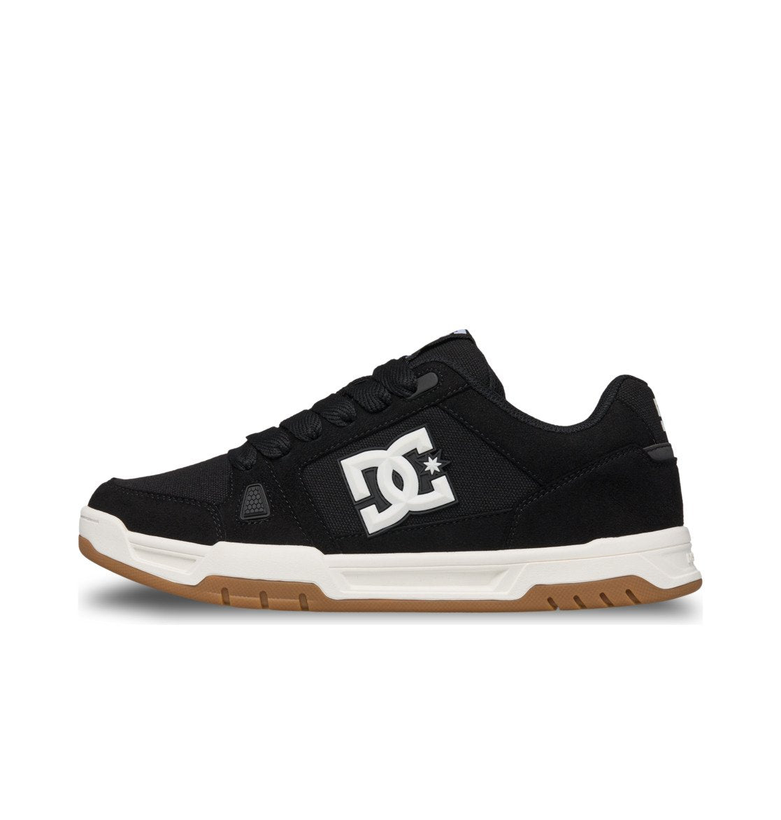 DC SHOES AXIRA BLACK WHITE TRAINERS
