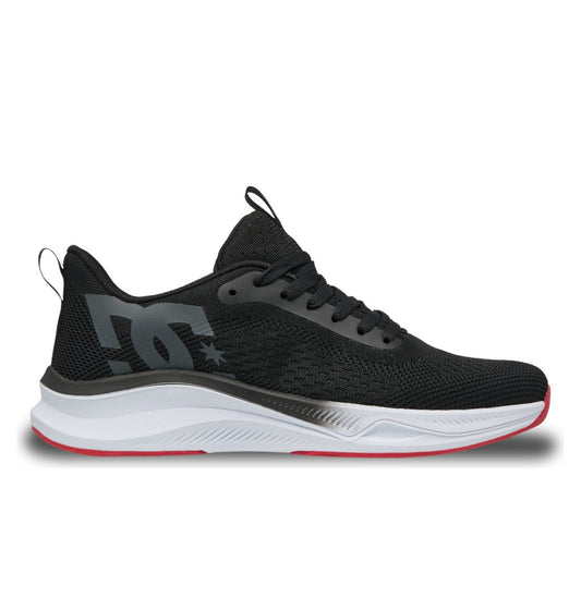 DC SHOES ROADMAX BLACK WHITE RED TRAINERS