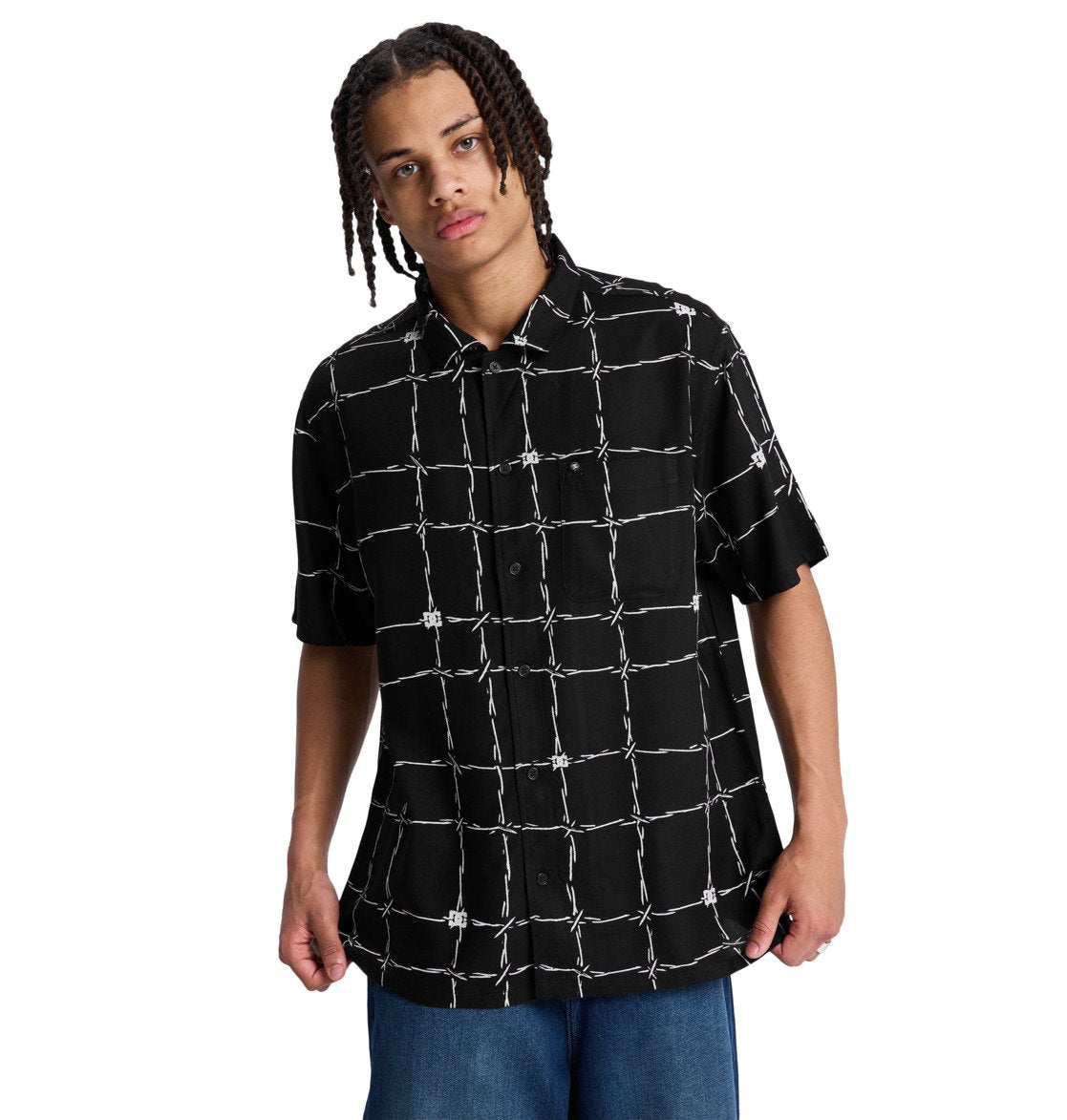 DC SHOES WIRED RESORT SHORT SLEEVE SHIRT