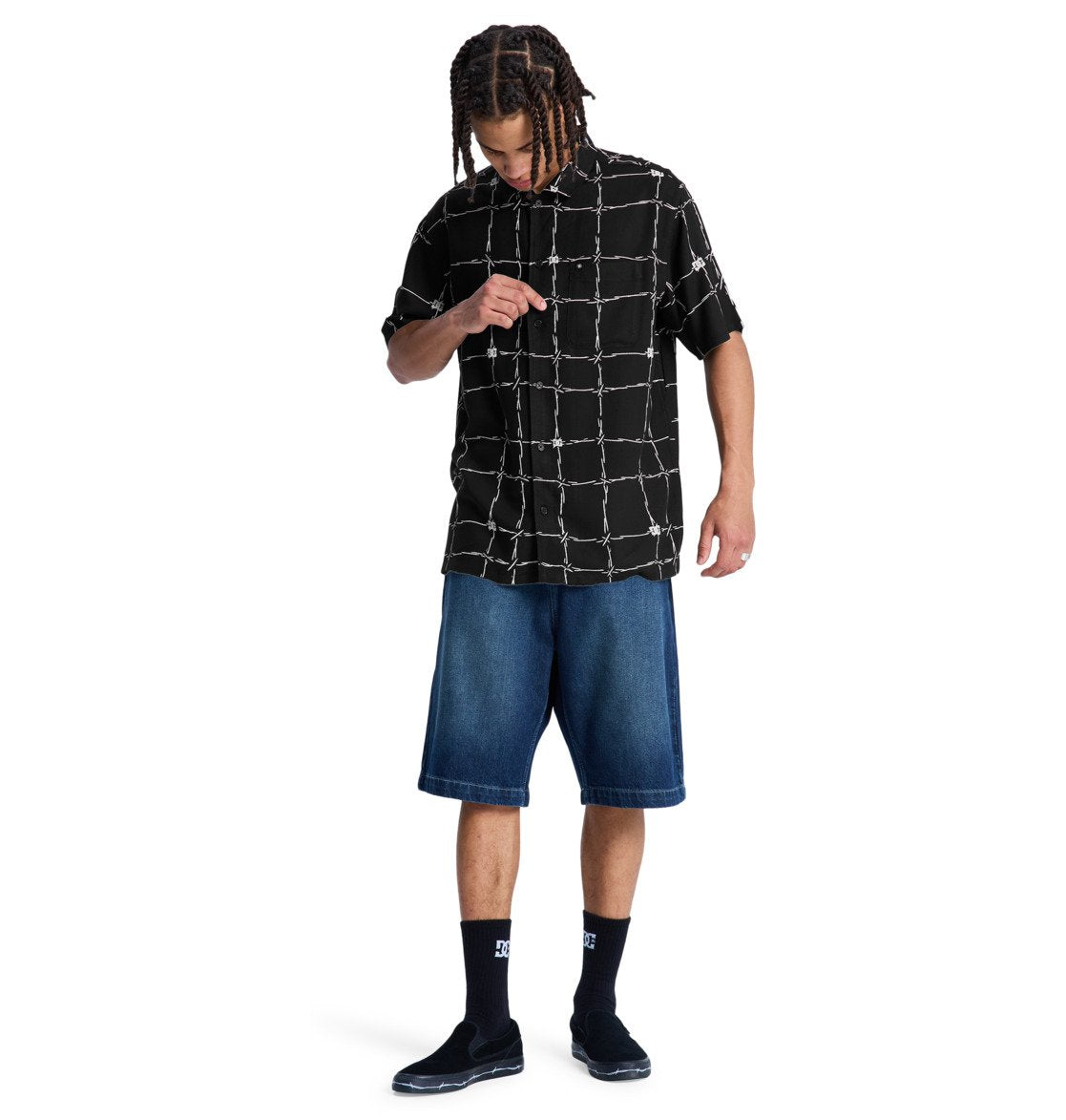 DC SHOES WIRED RESORT SHORT SLEEVE SHIRT