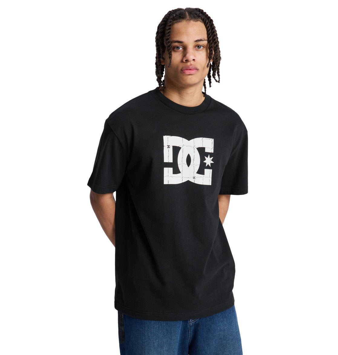 DC SHOES STAR FILLED BLACK T-SHIRT