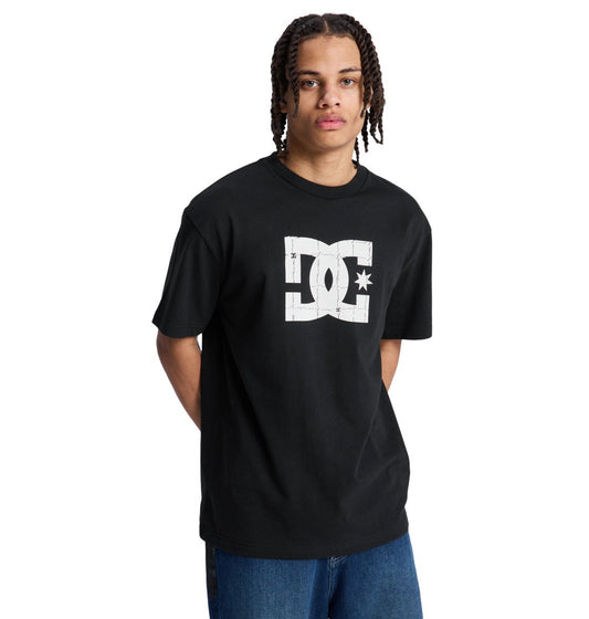DC SHOES STAR FILLED BLACK T-SHIRT