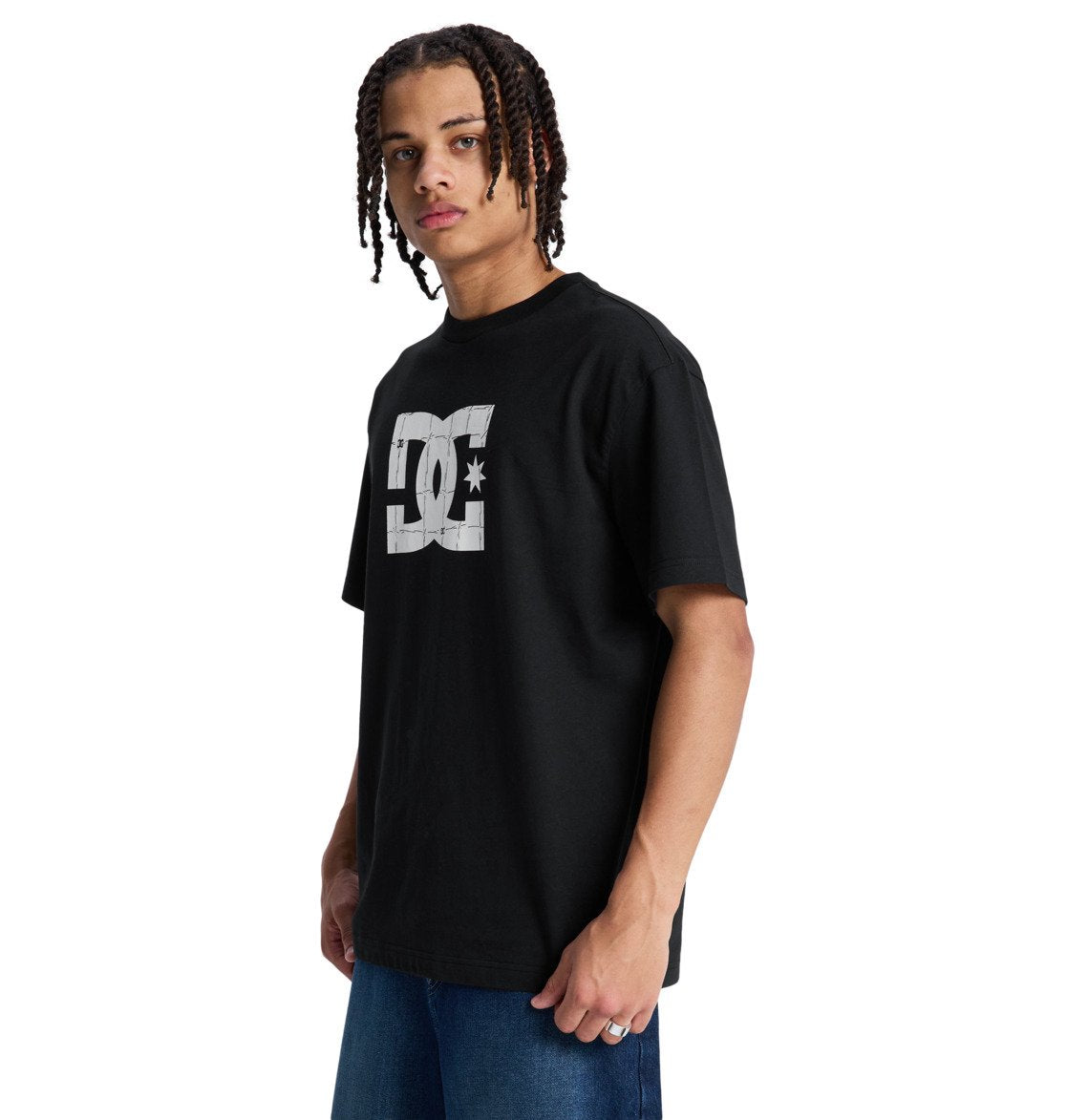 DC SHOES STAR FILLED BLACK T-SHIRT