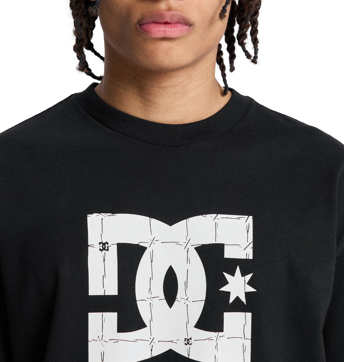 DC SHOES STAR FILLED BLACK T-SHIRT