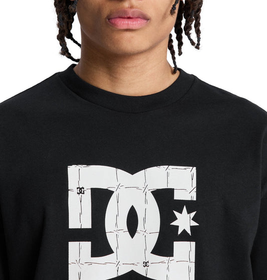 DC SHOES STAR FILLED BLACK T-SHIRT