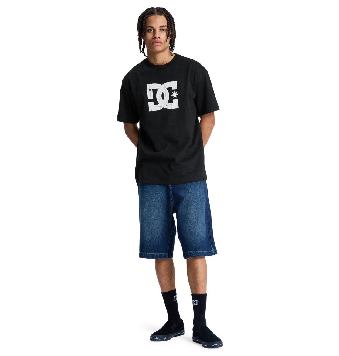 DC SHOES STAR FILLED BLACK T-SHIRT