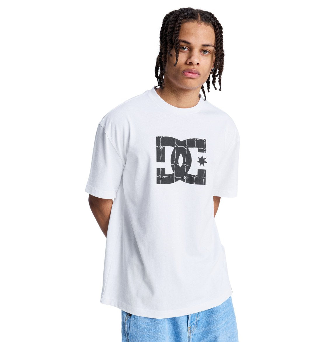 DC SHOES STAR FILLED WHITE T-SHIRT