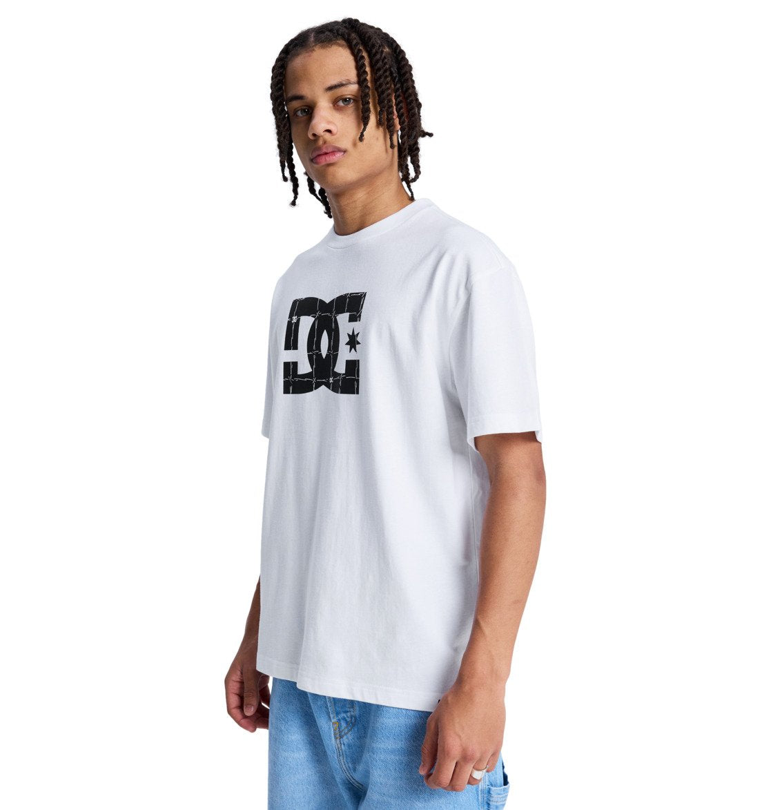 DC SHOES STAR FILLED WHITE T-SHIRT