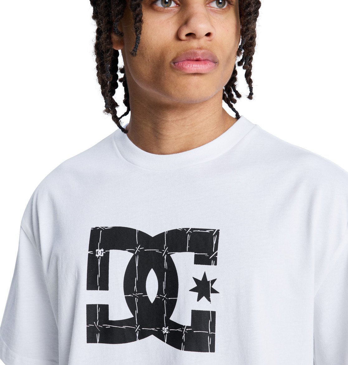 DC SHOES STAR FILLED WHITE T-SHIRT