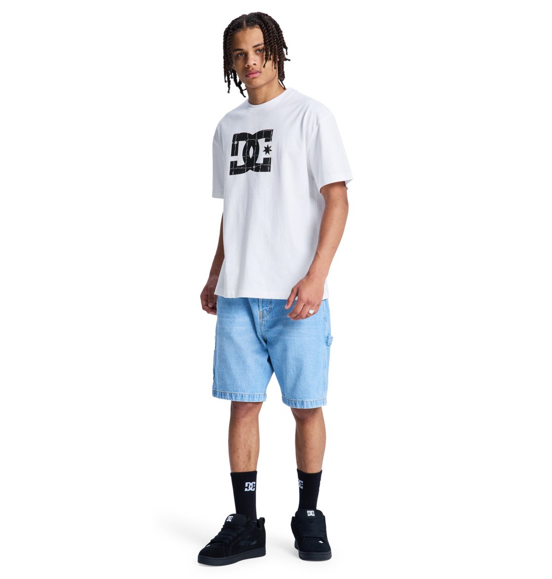 DC SHOES STAR FILLED WHITE T-SHIRT