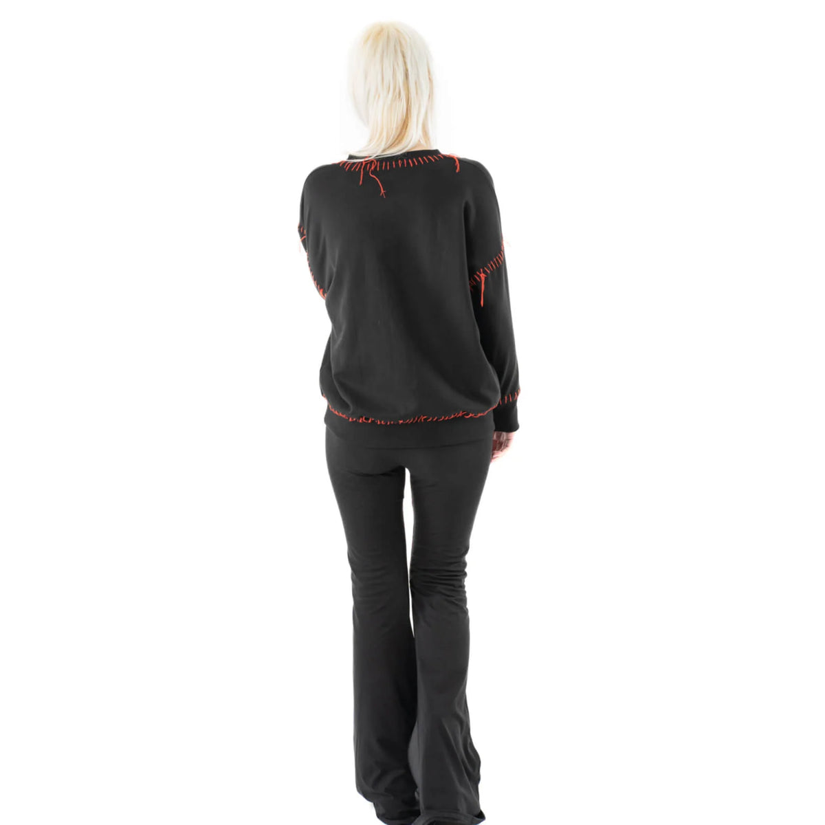 POIZEN HEARTLESS HANALEI JUMPER BLACK RED