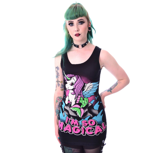 CUPCAKE I'M MAGICAL VEST  T SHIRT LADIES