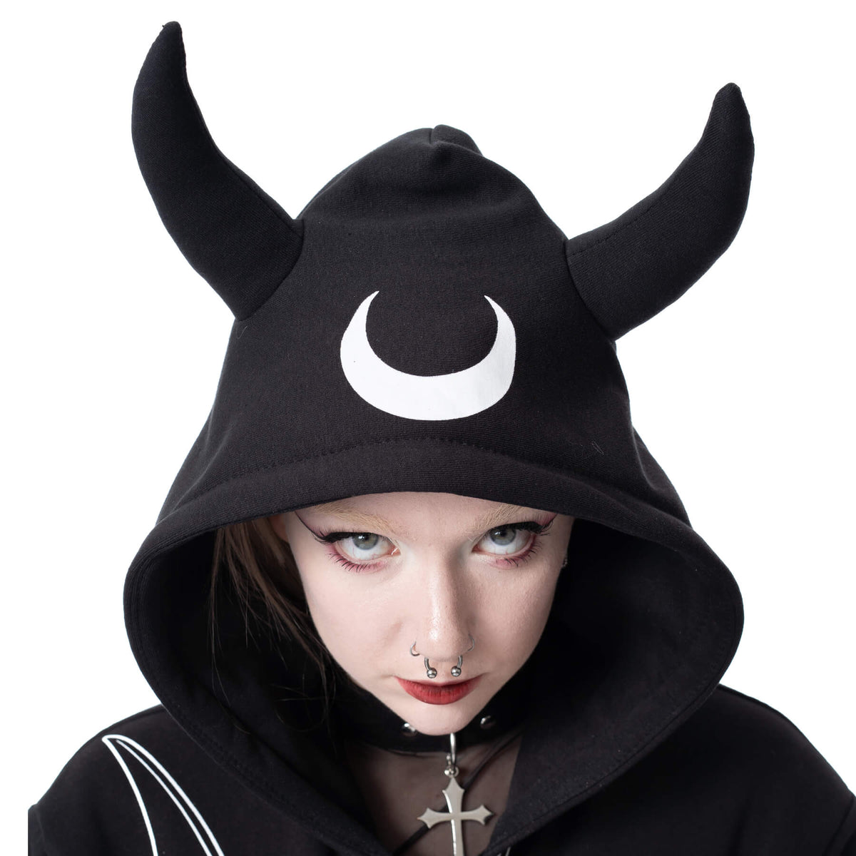 POIZEN HEARTLESS DEMON BLACK HOODIE