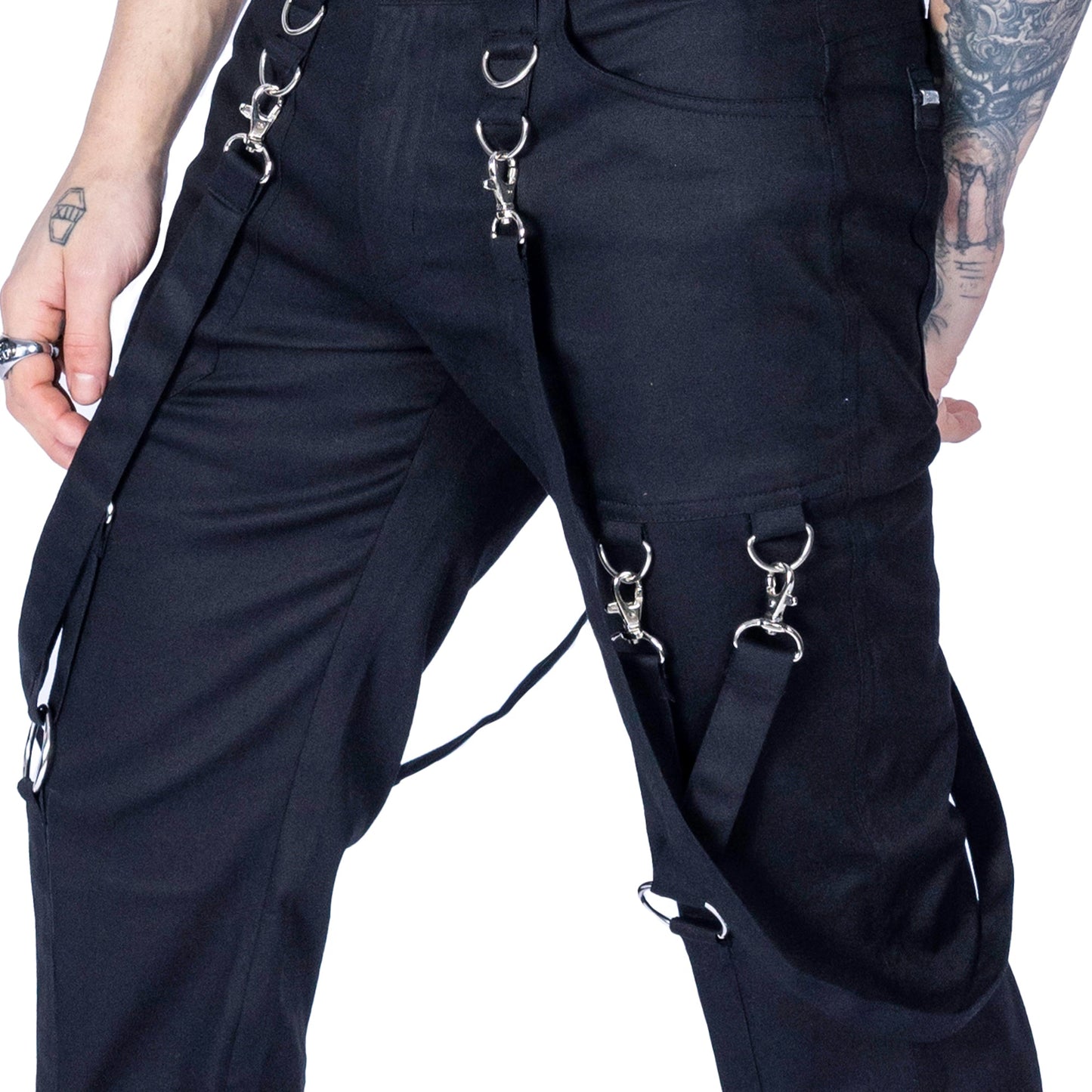 HEARTLESS MIDAS BLACK MENS PANTS