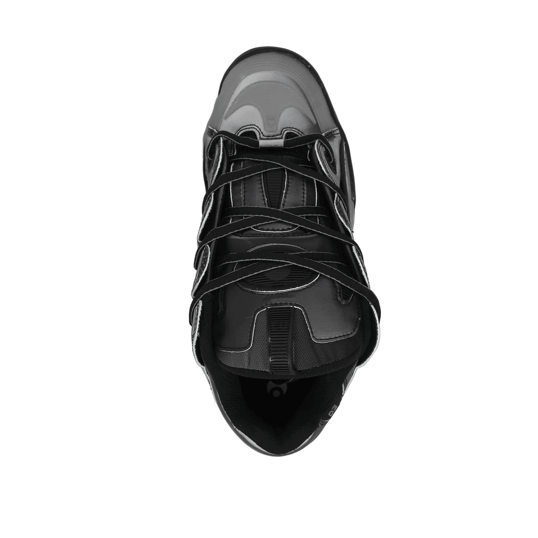 OSIRIS SHOES D3 2001 SILVER BLACK HOLO TRAINERS