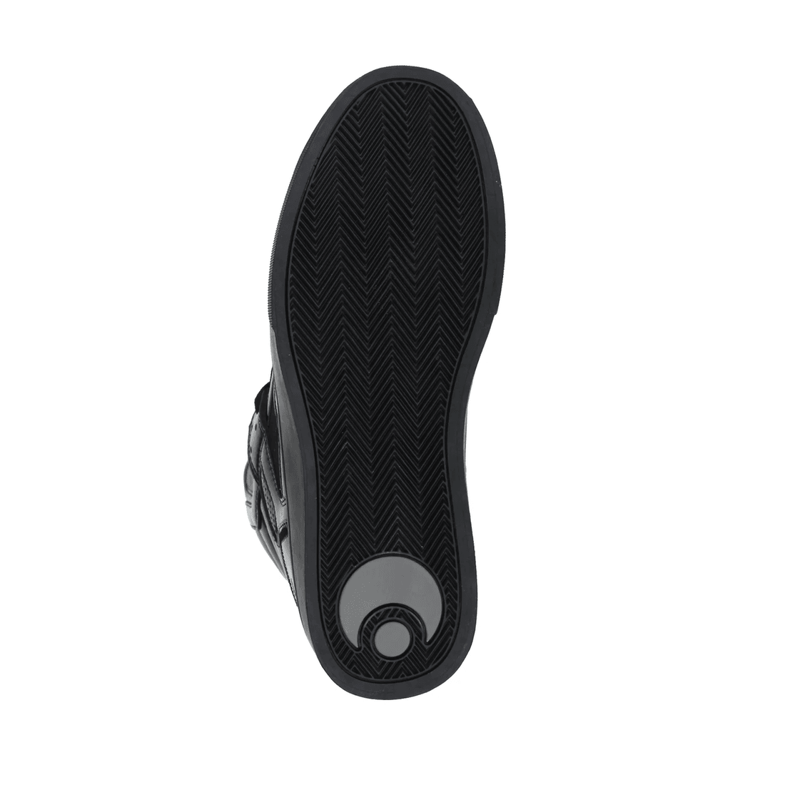 OSIRIS SHOES CLONE BLACK PATENT SILVER TRAINERS