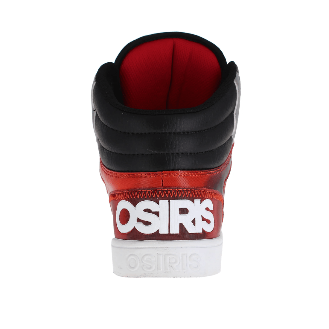 OSIRIS SHOES CLONE BLACK RED HOLO TRAINERS