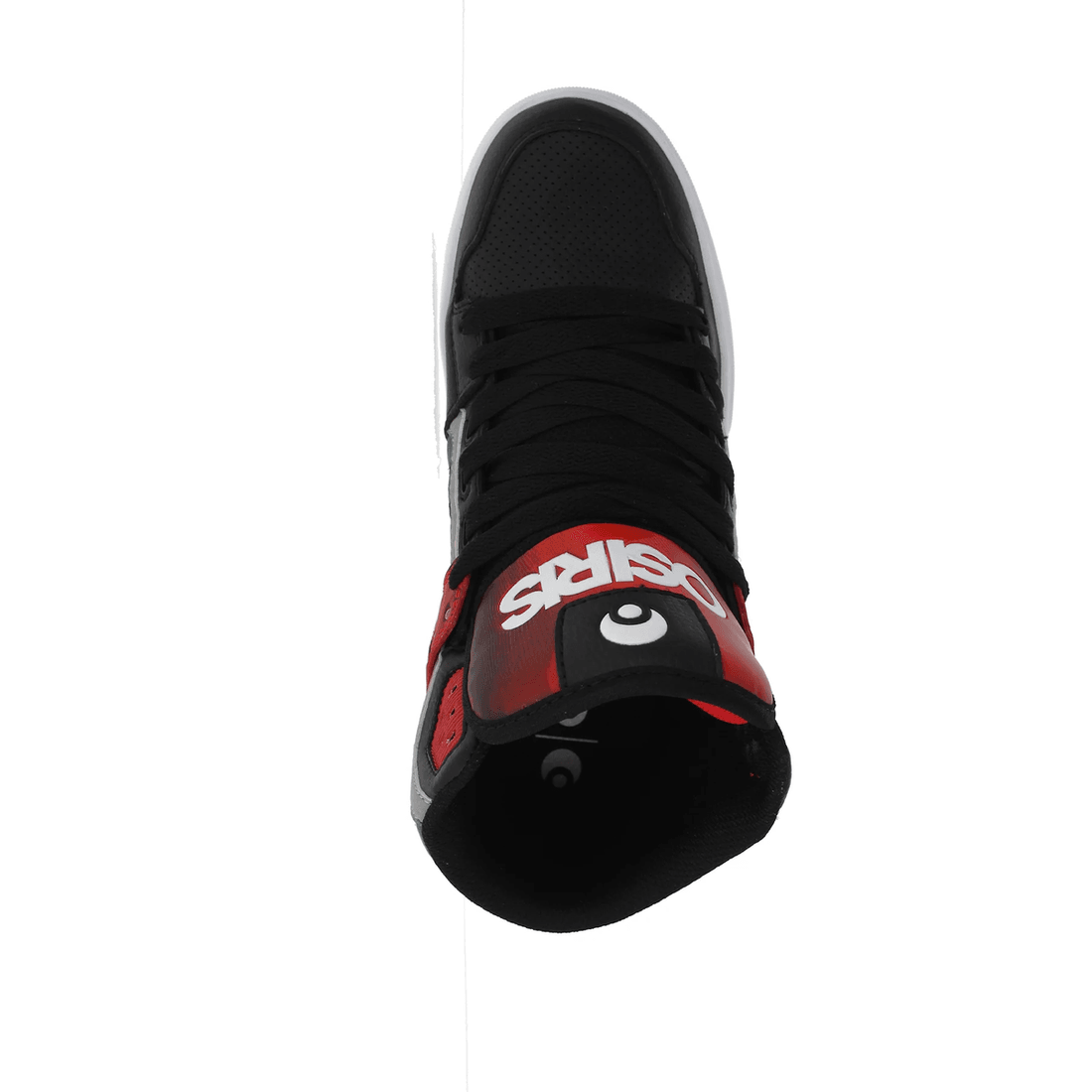 OSIRIS SHOES CLONE BLACK RED HOLO TRAINERS