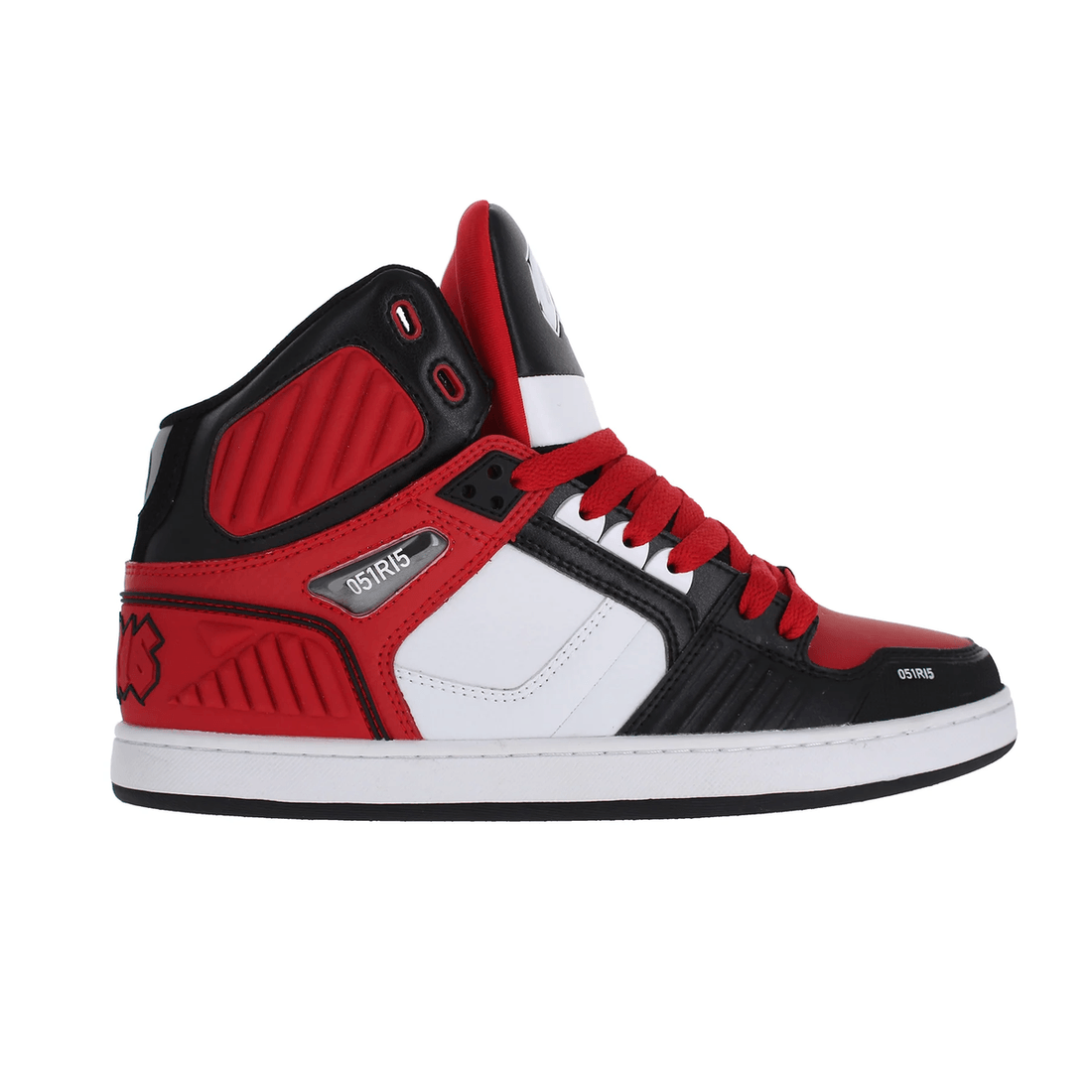 OSIRIS SHOES NYC 83 CLK WHITE RED BLACK TRAINERS