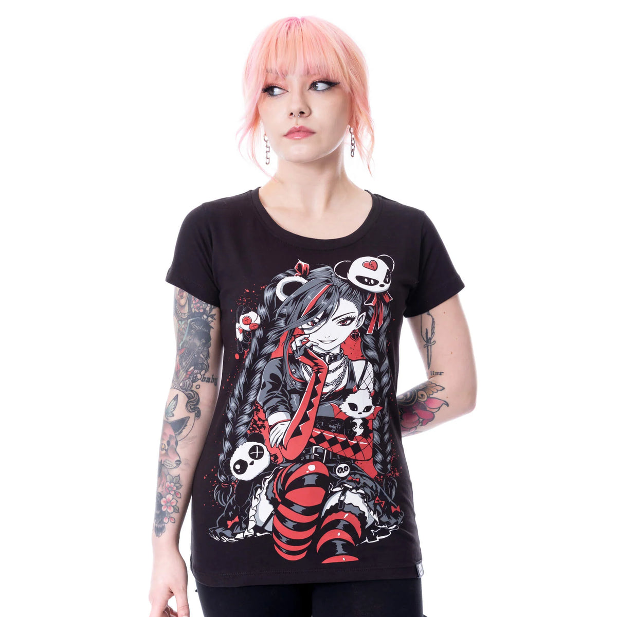 CUPCAKE PANDA CULT  T SHIRT LADIES