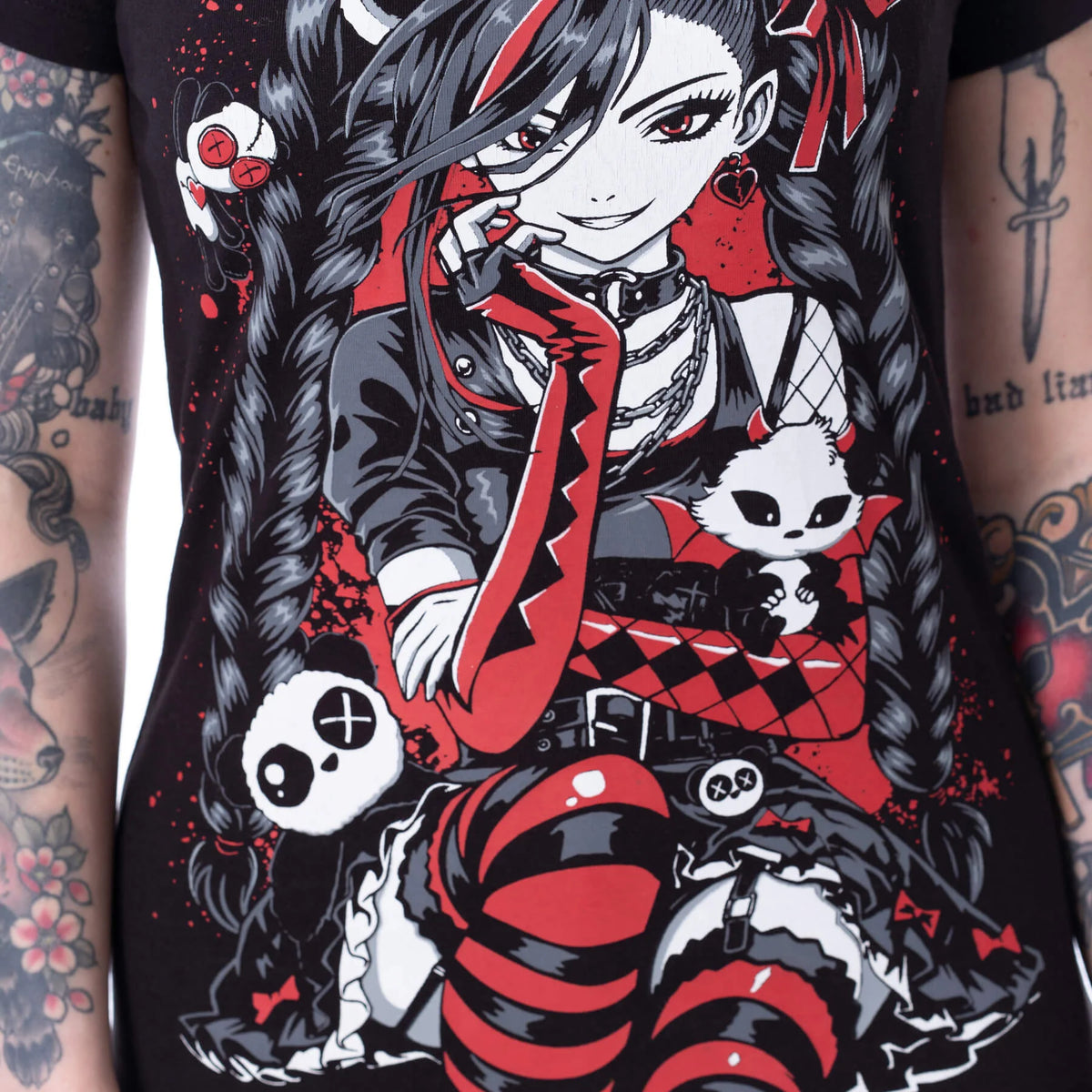 CUPCAKE PANDA CULT  T SHIRT LADIES