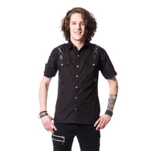 VIXXIN POIZEN INDUSTRIES RE SHIRT BLACK MENS