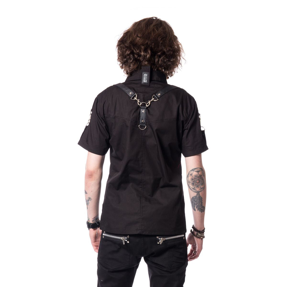 VIXXIN POIZEN INDUSTRIES RE SHIRT BLACK MENS