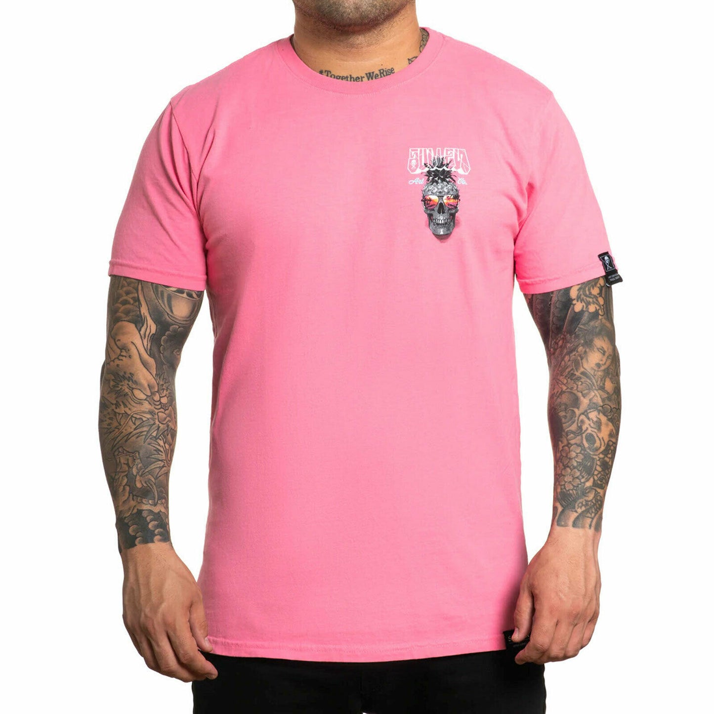 SULLEN CLOTHING PINEAPPLE PARADISE PINK PREMIUM T-SHIRT